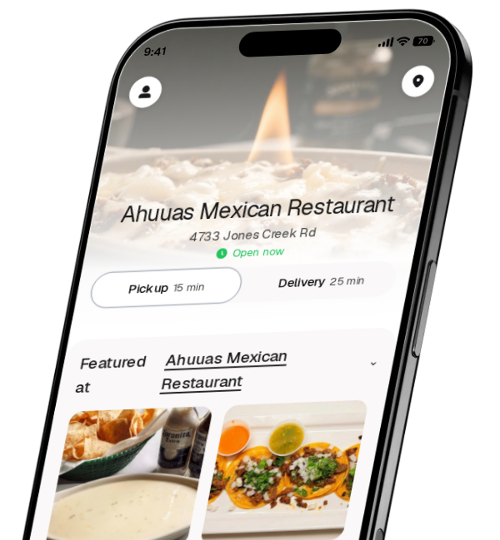 Ahuuas Mexican Restaurant app preview