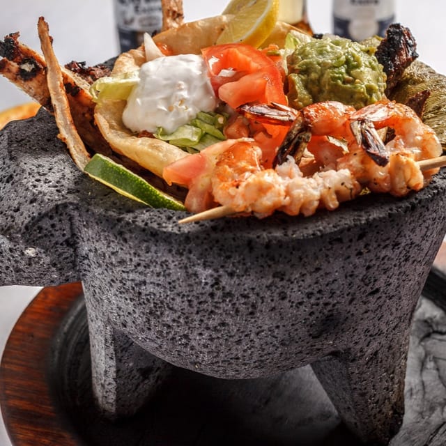 Grilled Molcajete.
