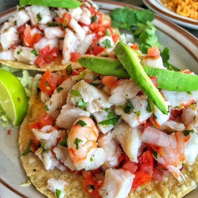 Ceviche de Tilapia.