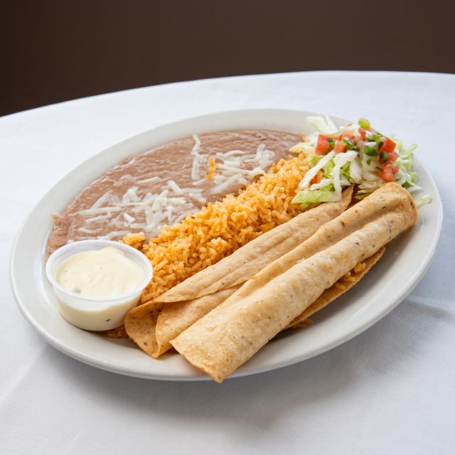Chicken Flautas.