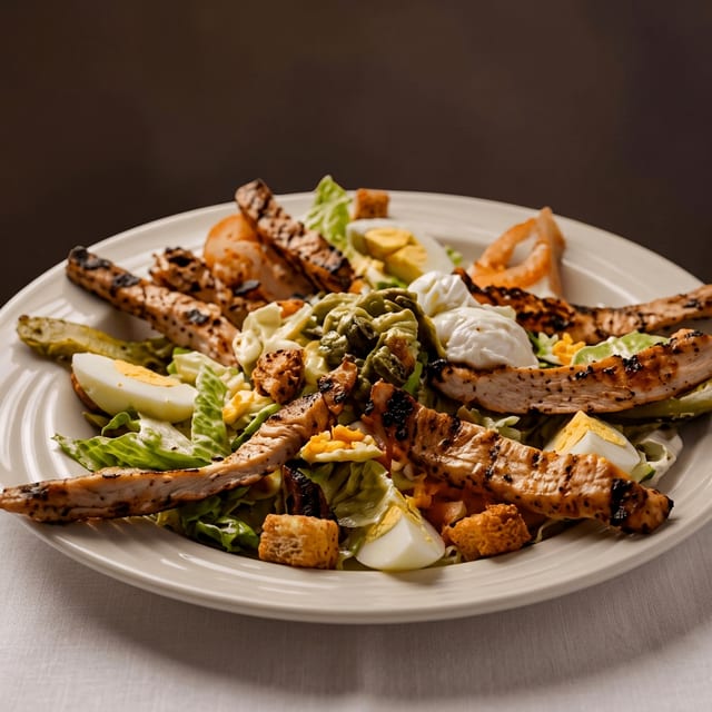 Ahuuas Fajita Salad.