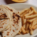 2 small quesadillas and fries